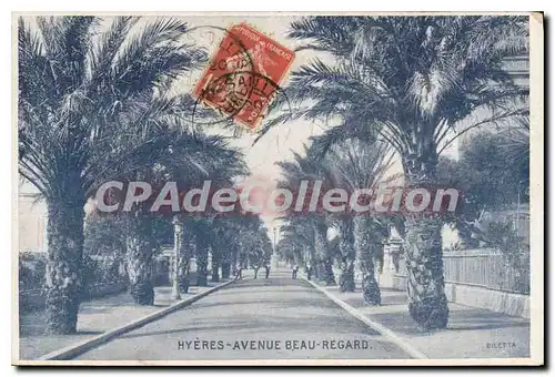 Ansichtskarte AK Hyeres Avenue Beau Regard