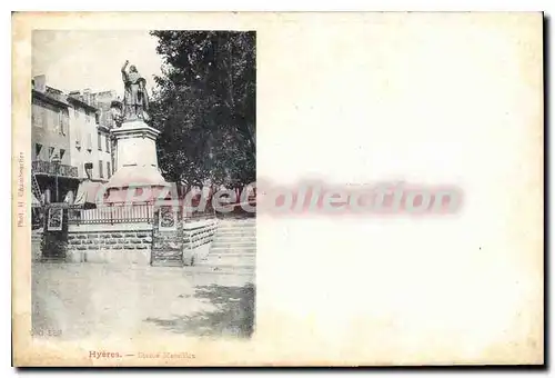 Cartes postales Hyeres Statue Massillon