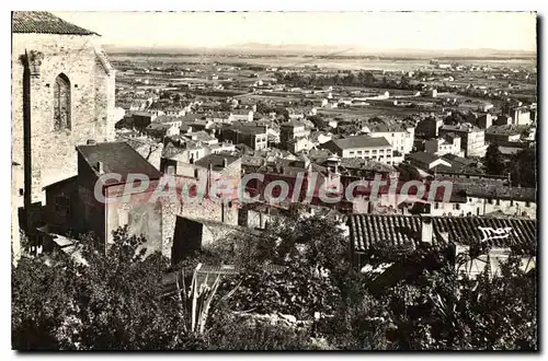 Moderne Karte Hyeres Les Palmiers Vue Generale