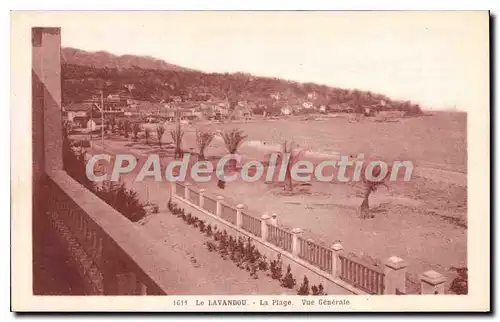 Cartes postales Lavandou La Plage Vue Generale