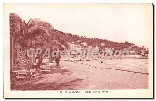 Ansichtskarte AK Lavandou Plage Ernest Reyer