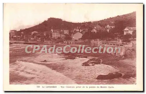 Cartes postales Lavandou Vue Generale Prise De La Pointe de Monte Carlo