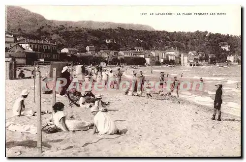 Cartes postales Lavandou Plage Pendant Les Bains