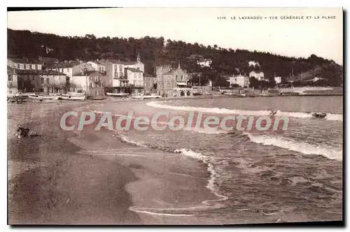 Cartes postales Lavandou Vue Generale Et la Plage