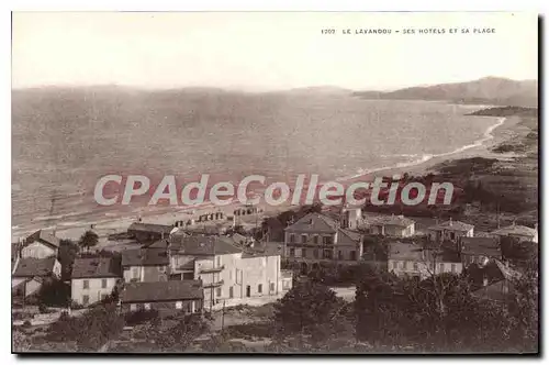 Cartes postales Le Lavandou Ses Hotels Et Sa Plage