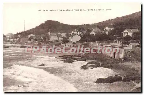 Ansichtskarte AK Le Lavandou Vue Generale Prise De La Pointe De Monte Carlo