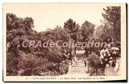 Cartes postales Le Rayol Les Escaliers De La Gare