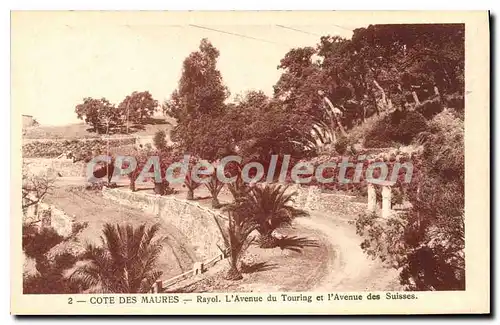 Cartes postales Le Rayol L'Avenue Du Touring Et I'Avenue Des Suisses