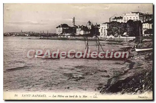 Cartes postales Saint Raphael Les Villas Au Bord De La Mer