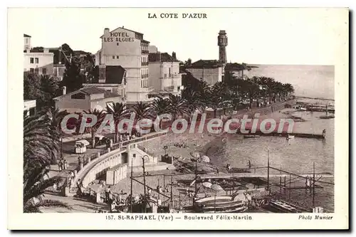 Cartes postales St Raphael Boulevard Felix Martin