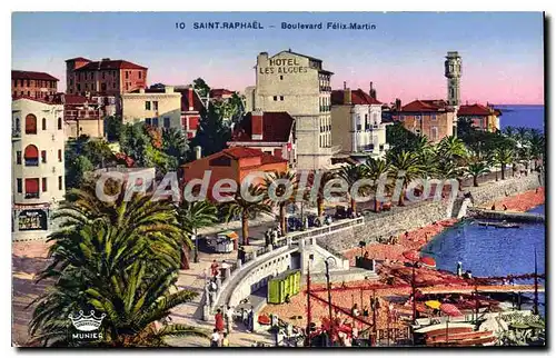 Cartes postales St Raphael Boulevard Felix Martin