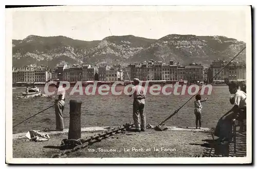 Ansichtskarte AK Toulon Le Port Et Le Faron