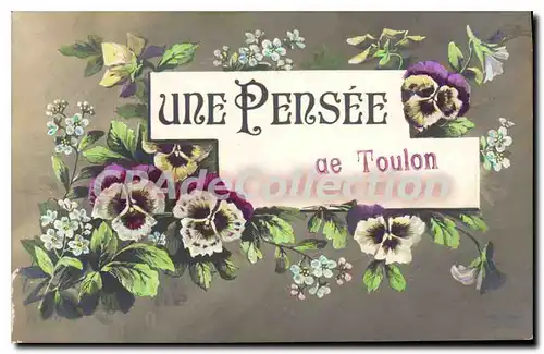 Cartes postales Toulon Une Pens�e