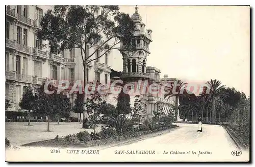 Cartes postales San Salvadour Le Chateau Et Les Jardins