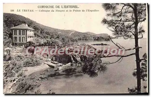 Ansichtskarte AK Cornichel De L'Esterel Le Trayas Calanque Du Maupas Et la Pointe De I'Esquillon