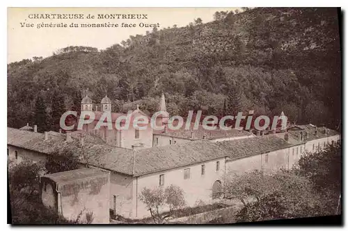 Cartes postales Chartreuse De Montrieux Vue Generale Du Monastere Face Ouest