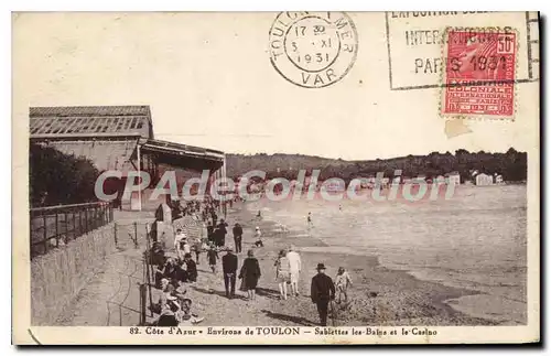 Ansichtskarte AK Toulon Sablettes Les Bains Et Le Casino