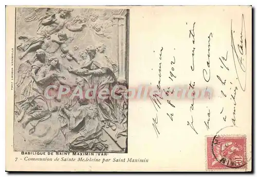 Cartes postales Saint Maximin Communion De Sainte Medeleine