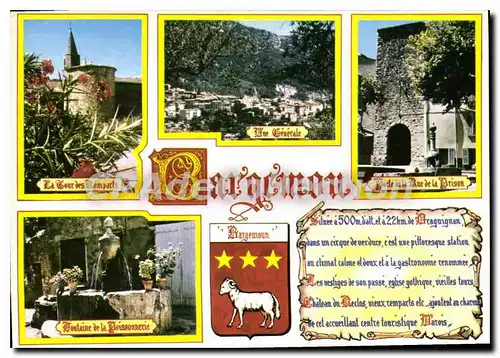 Cartes postales moderne Bargemon Var