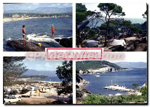 Cartes postales moderne Camp Du Domaine Plage De La Faviere