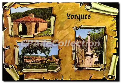 Cartes postales moderne Lorgues Chapelle St Honorat Vue Generale fontaine de la noix