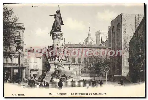 Ansichtskarte AK Avignon Le Monument Du Centenaire