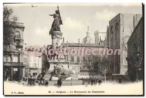 Cartes postales Avignon Le Monument Du Centenaire