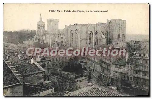 Cartes postales Avignon Palais Des Papes Vu De Jacquemart