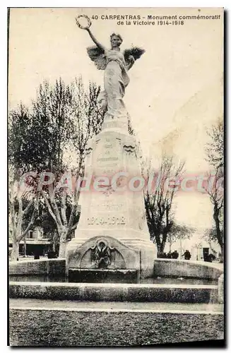 Cartes postales Carpentras Monument Commemoratif De la Victoire