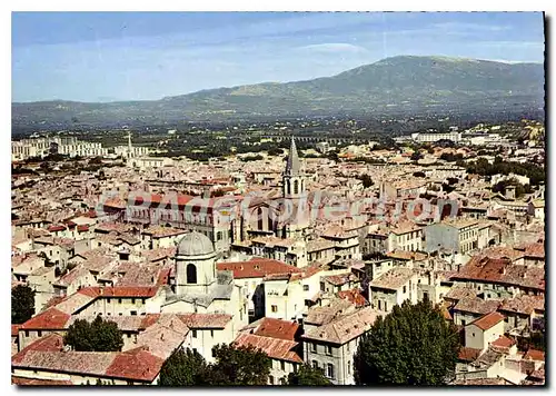 Moderne Karte Carpentras  Vue Aerienne