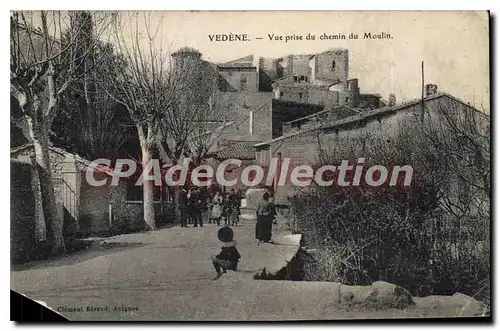 Cartes postales Vedene Vue Prise Du Chemin Du Moulin