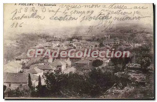 Cartes postales Piolenc Vue Generale