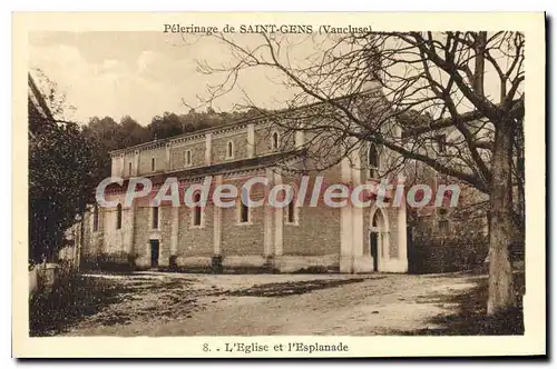 Cartes postales Pelerinage De Saint Gens L'Eglise Et I'Esplanade