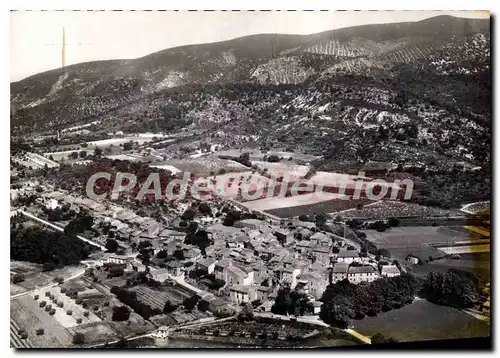 Moderne Karte Vaugines Vue Generale Aerienne