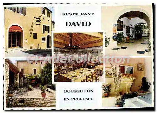 Cartes postales moderne Roussillon Restaurant David Gastronomique Truffes Vue Panoramique