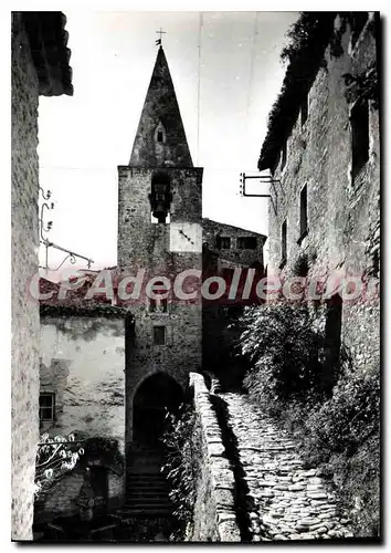 Moderne Karte Le Crestet Vieille Rue Et I'Eglise