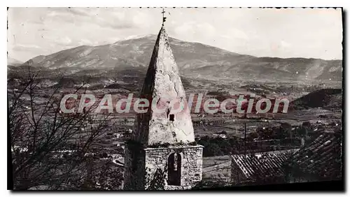 Moderne Karte Mont Ventoux Vue Du Crestet