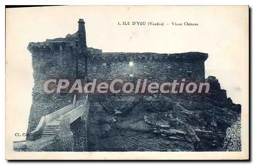 Cartes postales Ile D'Yeu Vieux Ch�teau