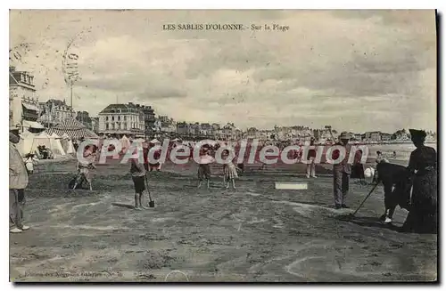 Cartes postales Les Sables D'Olonne Sur La Plage criquet