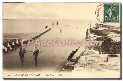 Cartes postales Les Sables D'Olonne Les Jetees