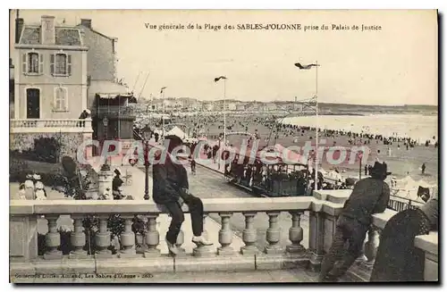 Cartes postales Les Sables D'Olonne Prise Du Palais De Justice