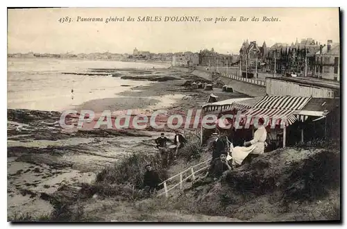 Cartes postales Sables D'Olonne Vue Prise Du Bar Des Roches