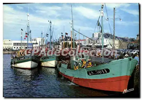 Moderne Karte Sables D'Olonne Le Port De Peche