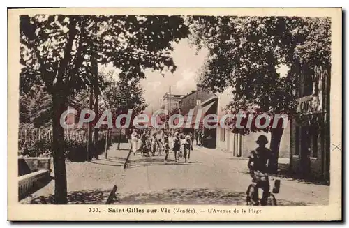 Cartes postales Saint Gilles Sur Vie L'Avenue De La Plage