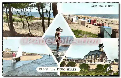 Cartes postales Saint Jean De Monts Plage Des Demoiselles