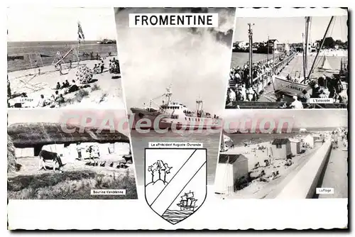 Ansichtskarte AK Fromentine pr�sident Auguste-Durand plage estacade