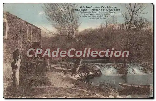 Ansichtskarte AK Mervent Moulin Des Deux Eaux