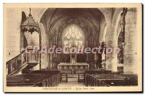 Cartes postales Fontenay Le Comte Eglise Saint Jean