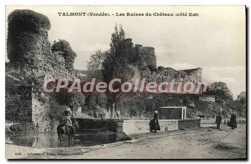 Cartes postales Talmont Les Ruines Du Ch�teau