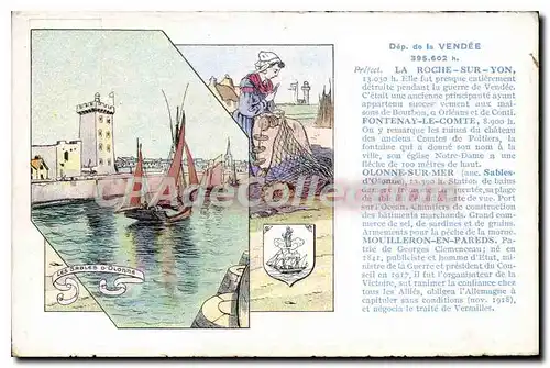 Cartes postales La Roche Sur Yon Fontenay Le Comte Olonne sur mer Mouilleron en pareds